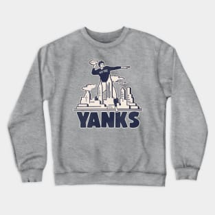 Defunct New York Yanks Football Team Crewneck Sweatshirt